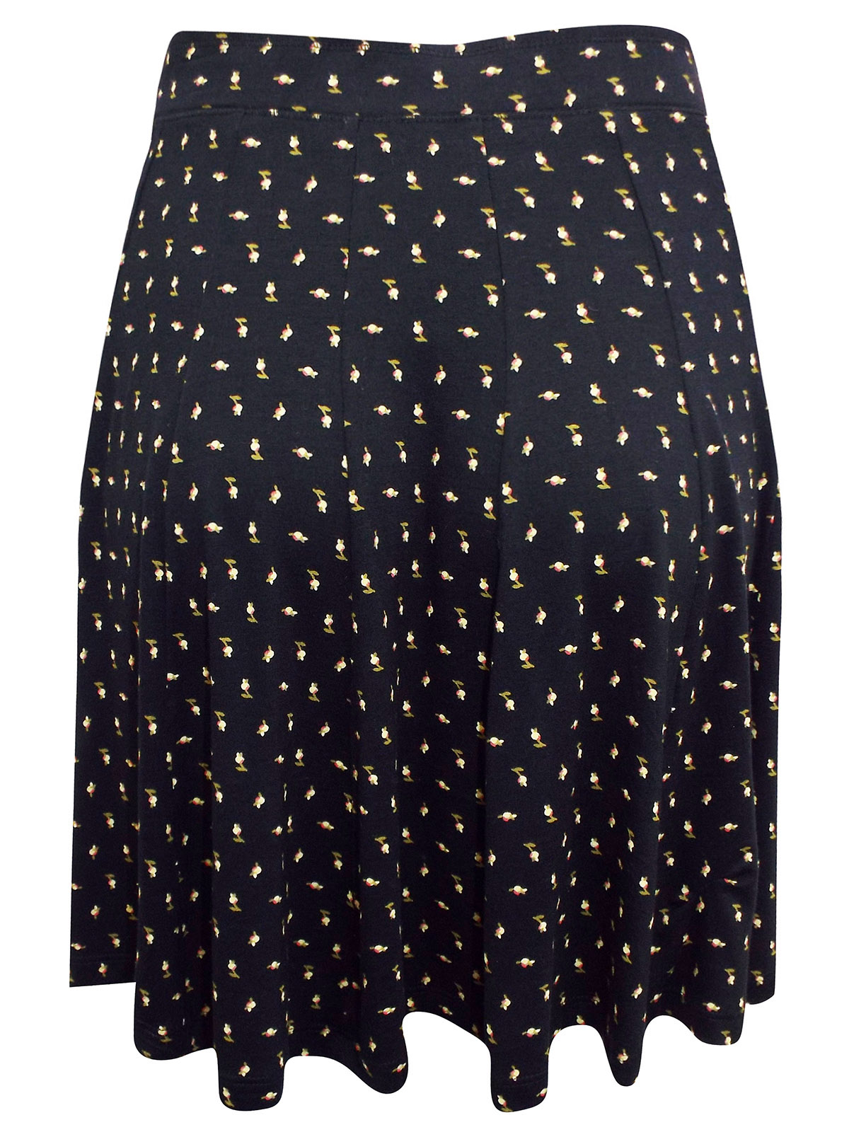 FAT FACE - - Fat Face BLACK Scatter Floral Flippy Skirt - Size 8 to 18