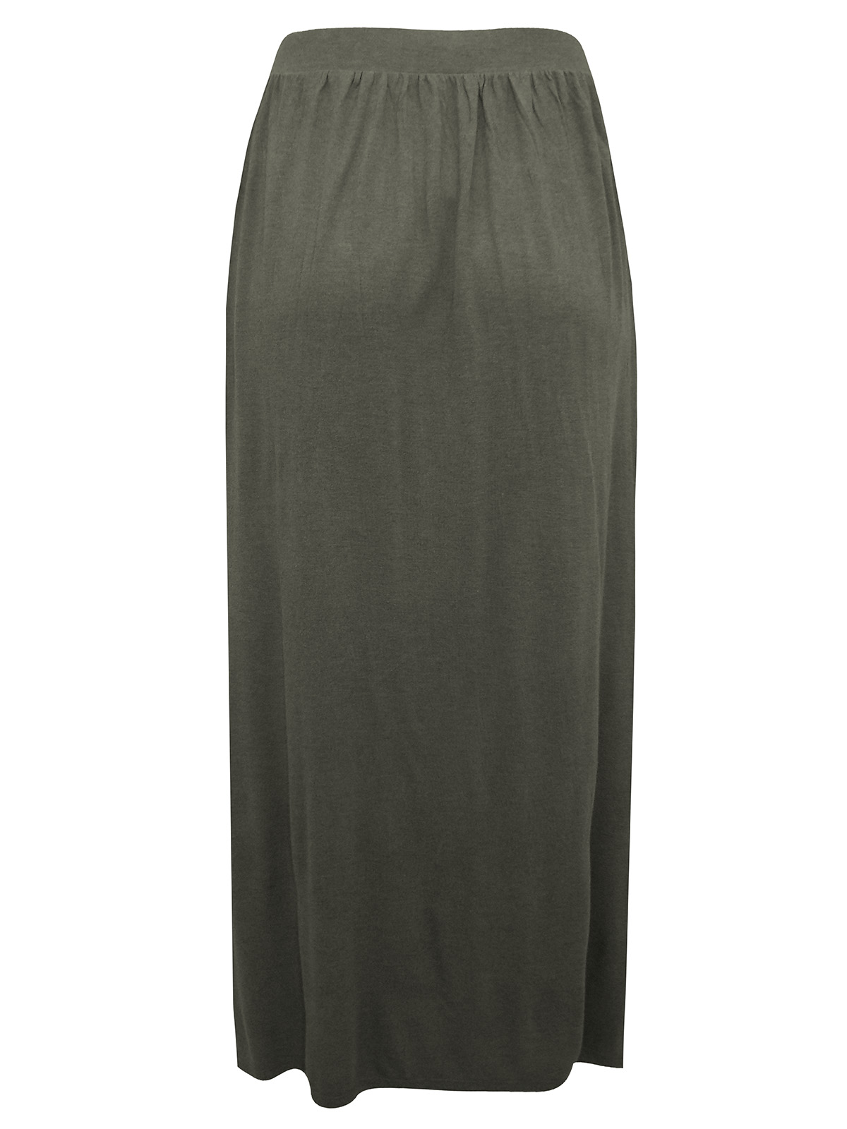 FAT FACE - - Fat Face WARM-KHAKI Jersey Maxi Skirt - Size 10 to 12