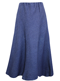 L.E. BLUE Sophie Denim Skirt - Size 10