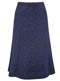 L.E. NAVY Maureen Sparkle Skirt - Plus Size 14 to 16