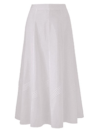 Anthology SALT Linen Blend A-Line Pintuck Skirt - Plus Size 14 to 28