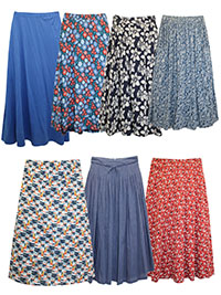 SS ASSORTED Printed Skirts - Size 8 to 22