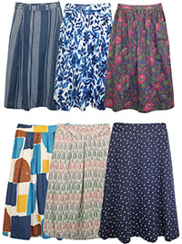 SS ASSORTED Printed Skirts - Size 10 to 16
