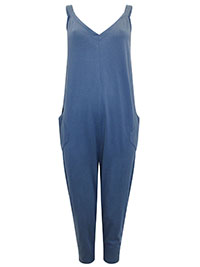 WS BLUE Selina Pure Cotton Jersey Jumpsuit - Size 6 to 22