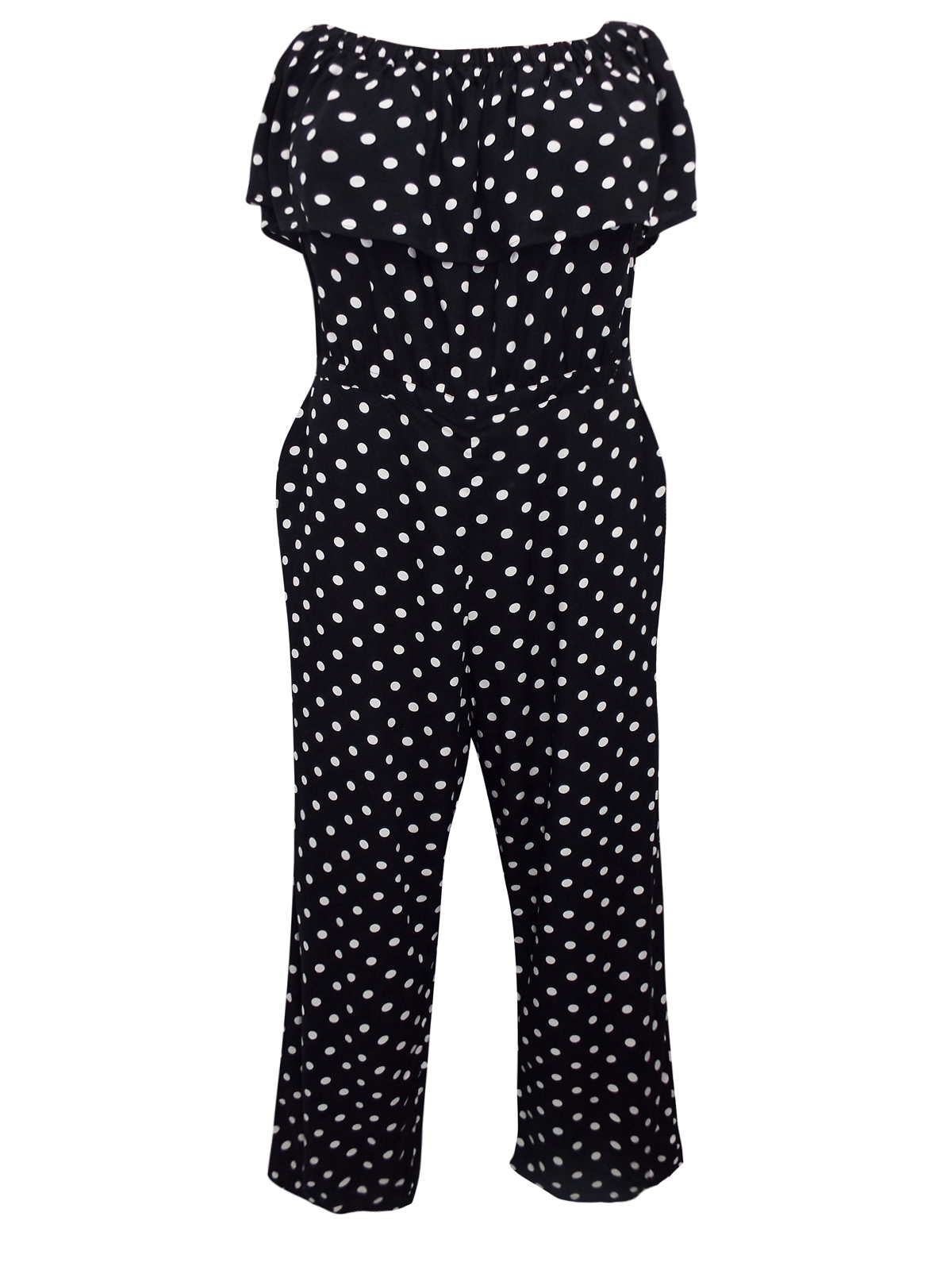 bardot jumpsuit size 18