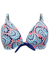 Bx BLUE Java Bikini Top - Size 38 (D-E-F-FF)