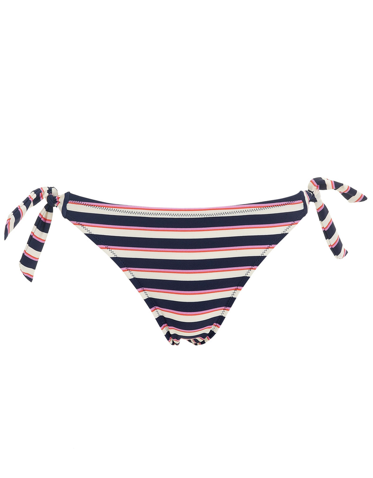 Accessor1ze NAVY Striped Tie Side Bikini Bottoms - Size 6 to 18