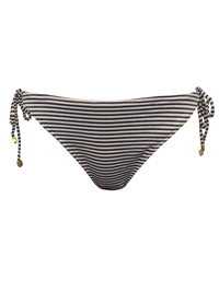 M0ns00n Accessorize CREAM Striped Tie Side Bikini Bottoms - Size 14 to 18