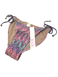 M0ns00n Accesorize PINK Crochet Knit Tie Side Bikini Bottoms - Size 10 to 18