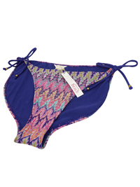 M0ns00n Accesorize PURPLE Crochet Knit Tie Side Bikini Bottoms - Size 6 to 18