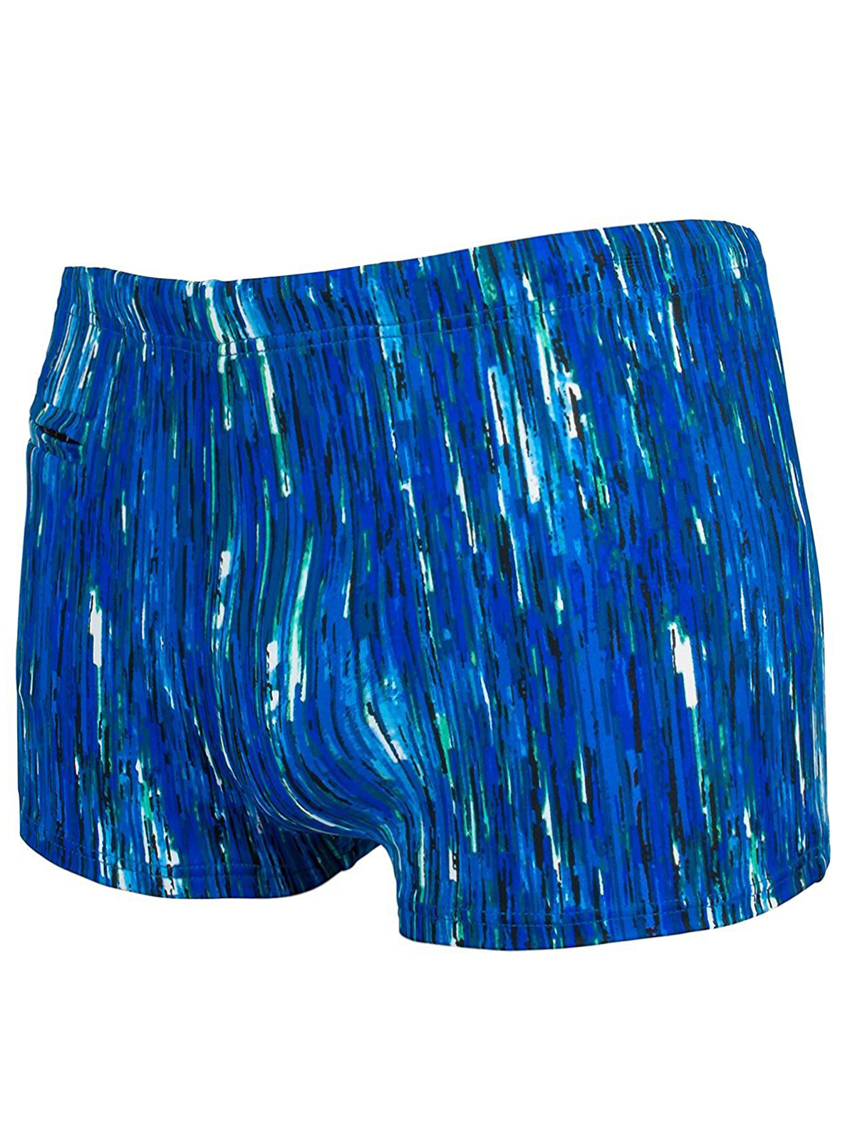 Naturana - - Naturana BLUE Square Cut Swimming Trunks - Size Large