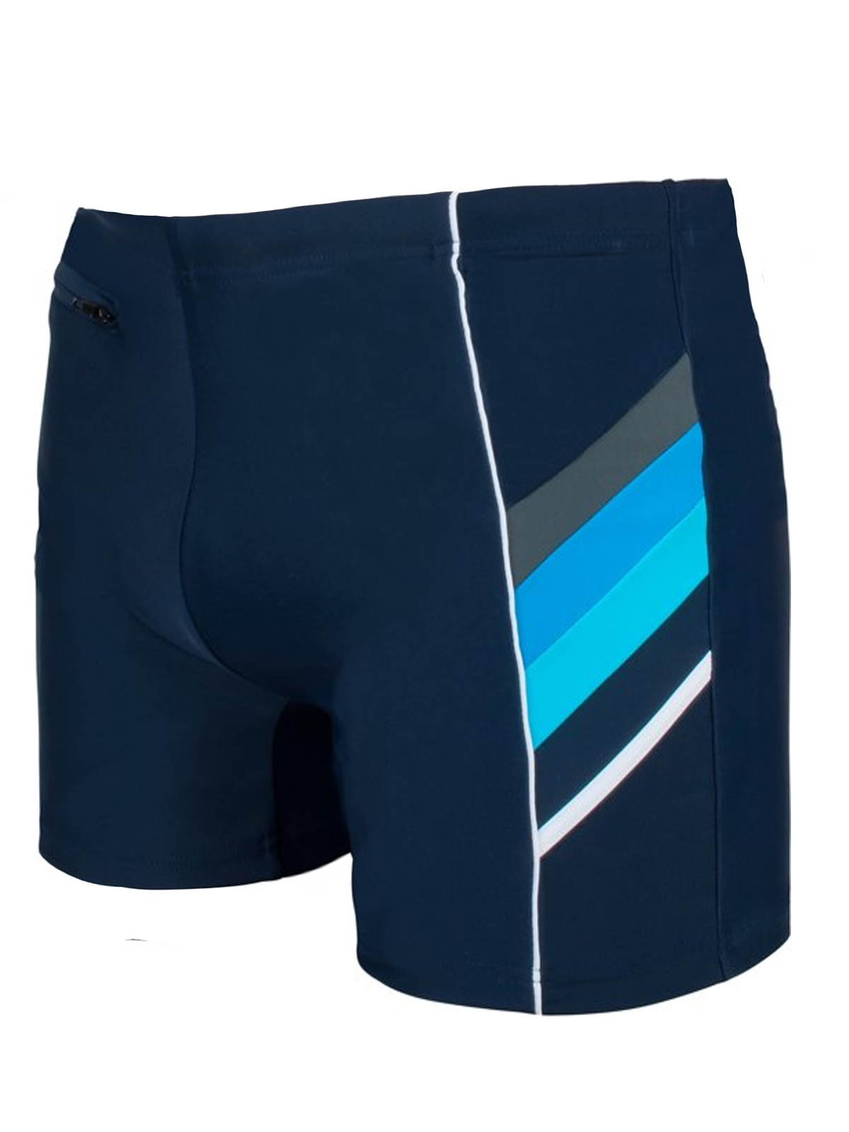Naturana - - Naturana NAVY Printed Side Swimming Shorts - Size Medium ...