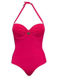Ellos CORAL Push Up Padded Halterneck Swimsuit - Size 34 to 40 (B-C-D) Ellos CORAL Push Up Padded Halterneck Swimsuit - Size 34 to 40 (B-C-D)