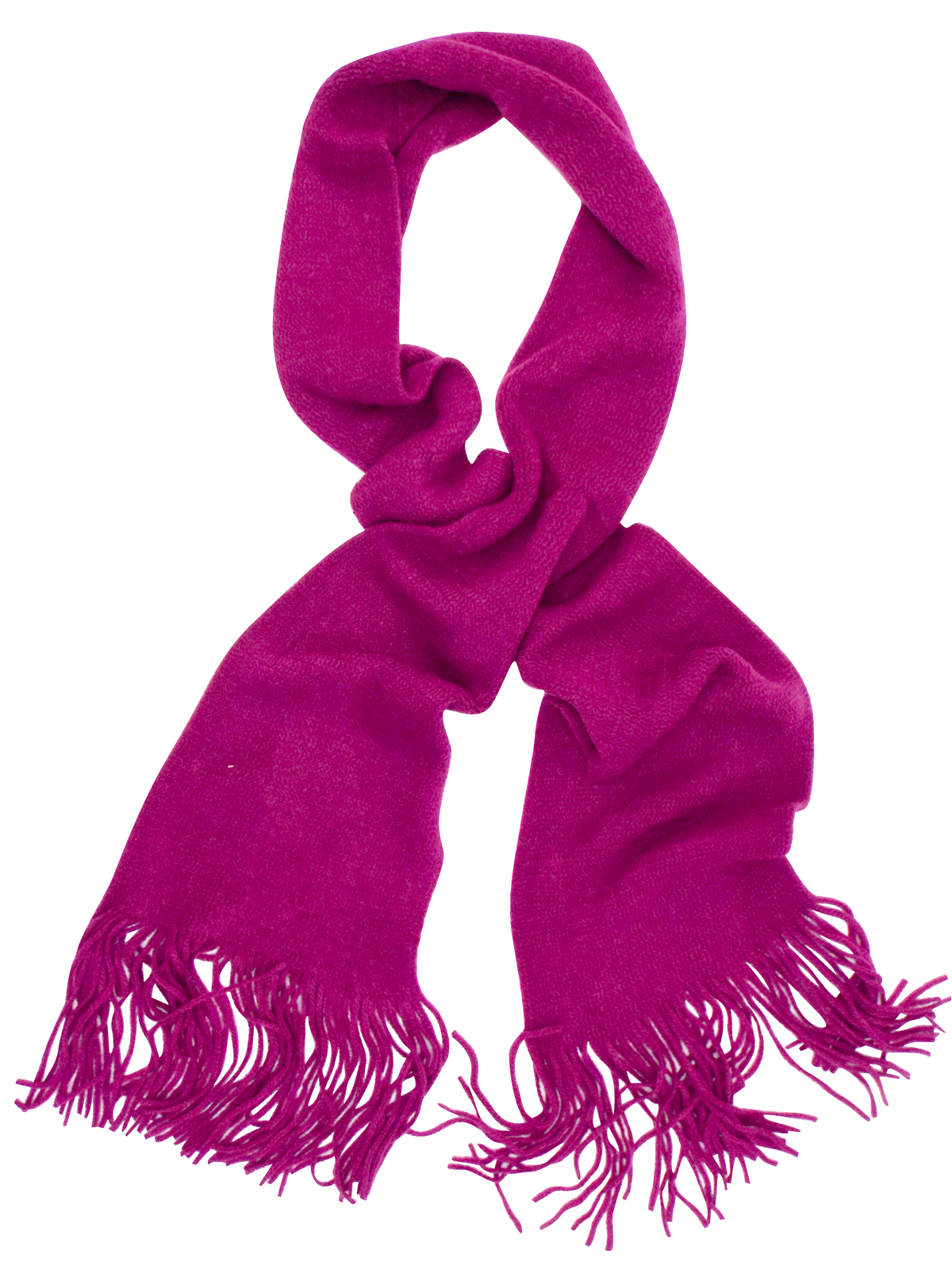 Marks and Spencer - - M&5 MAGENTA Fringe Trim Oblong Scarf