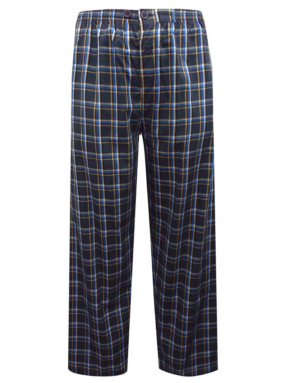 Marks and Spencer - - M&5 GRANITE Mens Cotton Blend Checked Pyjamas ...