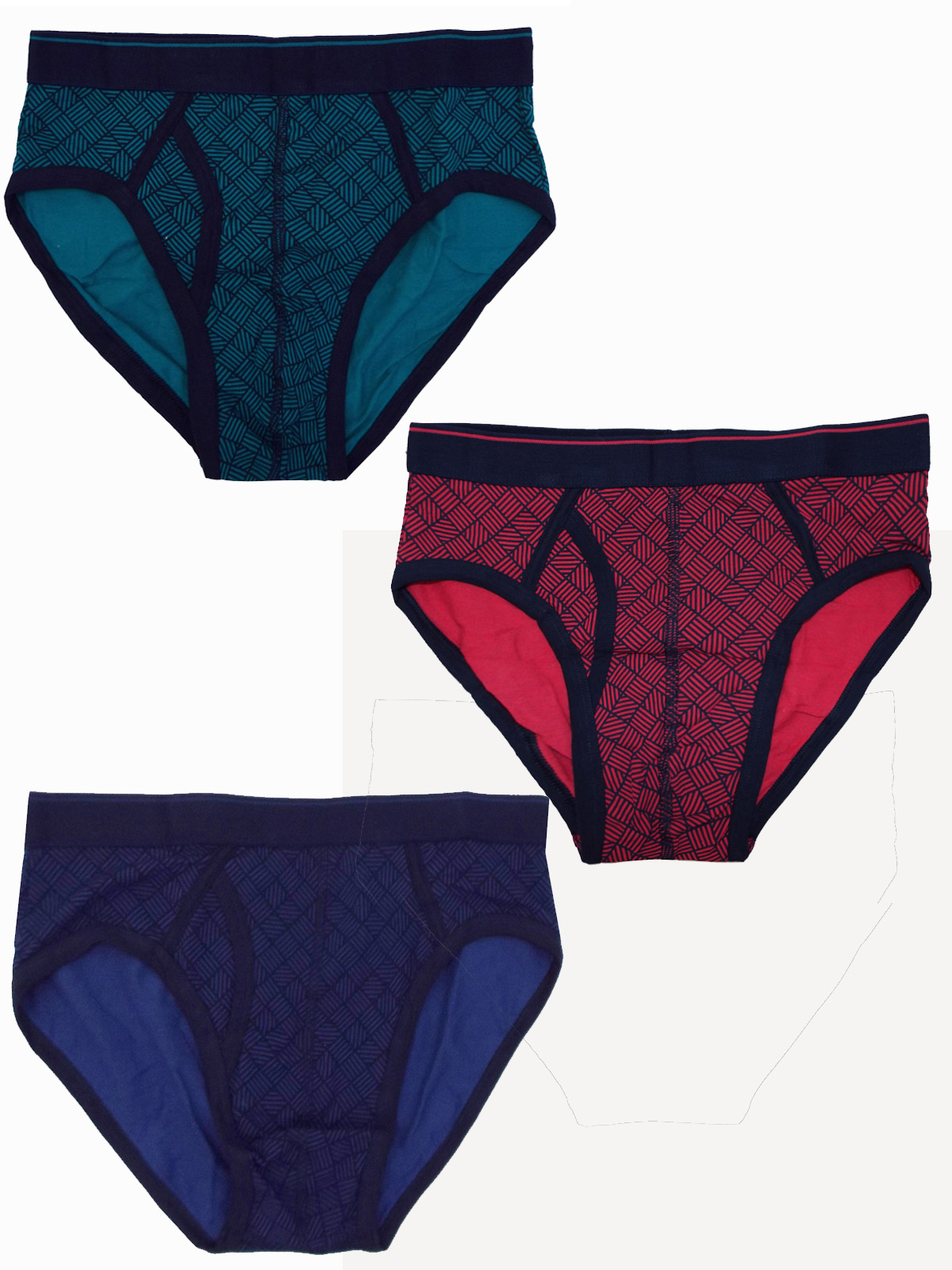 Marks and Spencer - - M&5 ASSORTED Mens Cotton Rich Printed Briefs ...