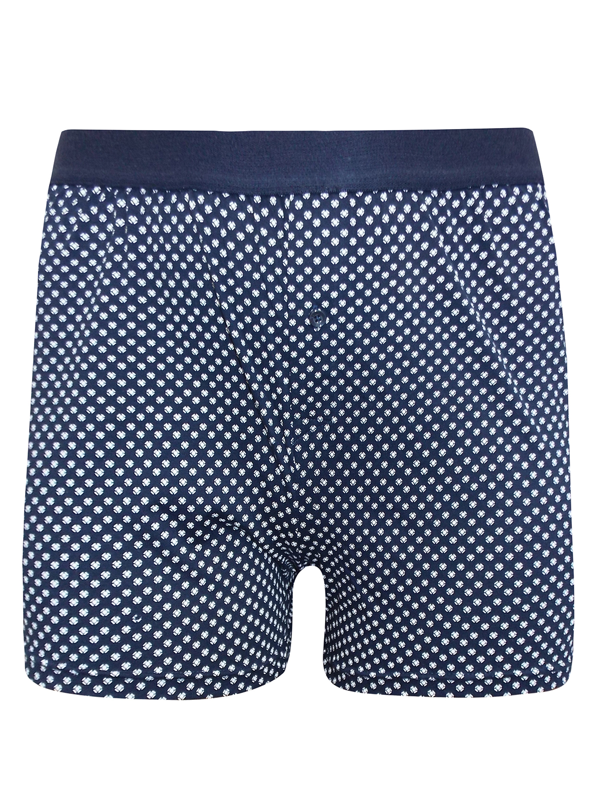Marks and Spencer - - M&5 NAVY/WHITE Pure Cotton Cool & Fresh Spotted ...