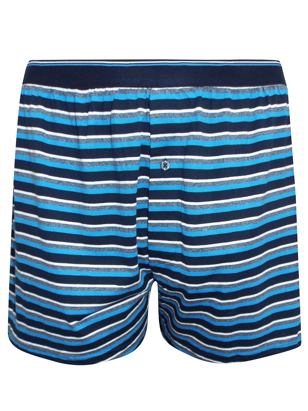 Marks and Spencer - - M&5 BLUE Pure Cotton Cool & Fresh Striped Boxers ...