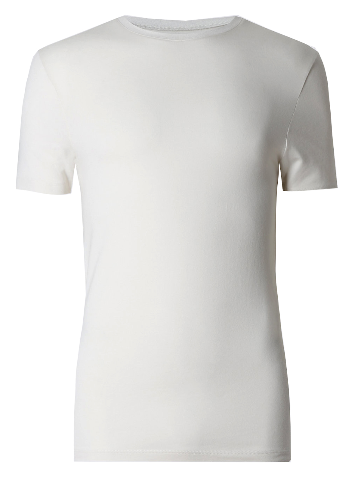Marks and Spencer - - M&5 IVORY Heatgen Thermal Short Sleeve Top - Size ...