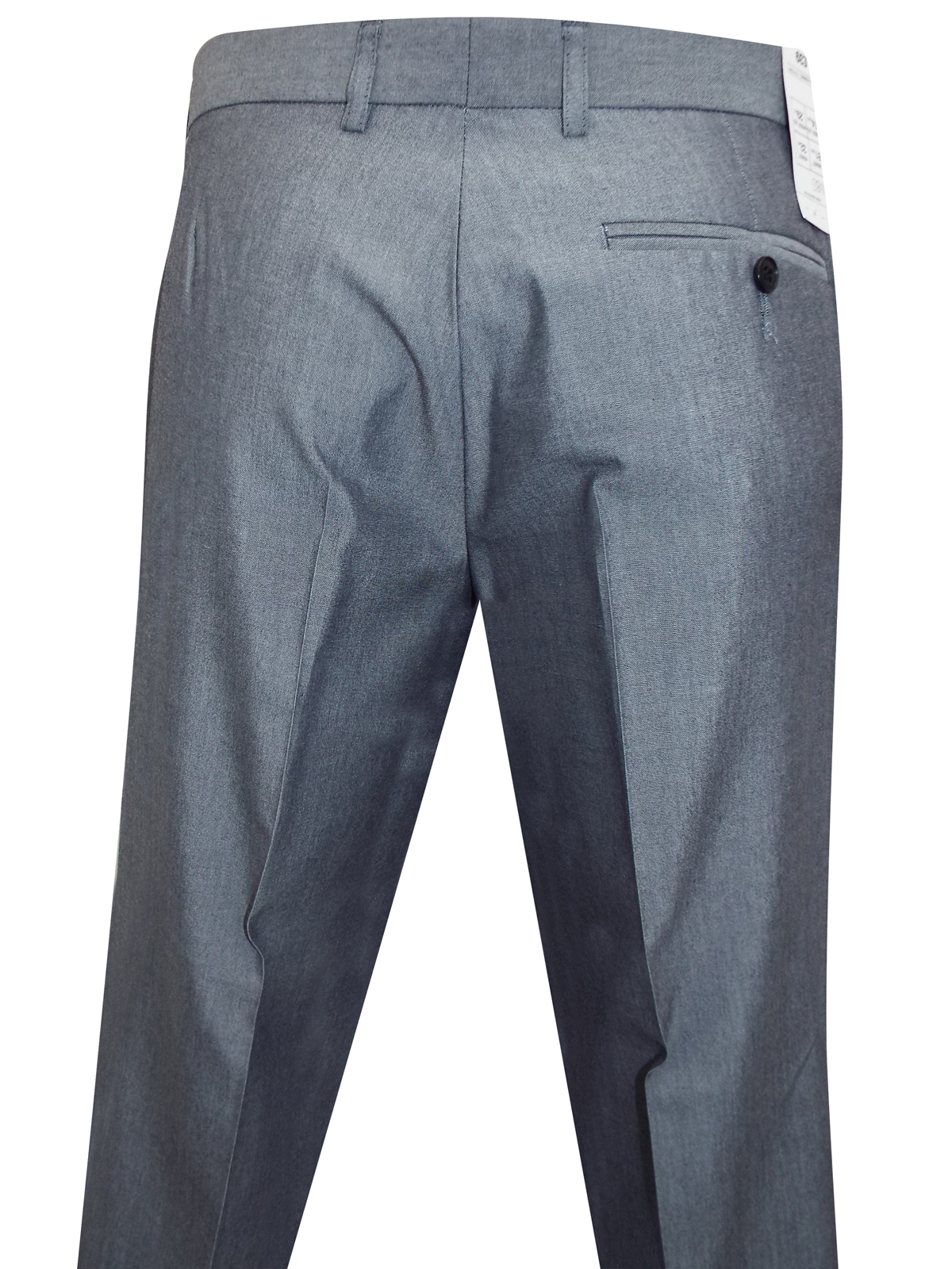 Marks and Spencer - - M&5 GREY Straight Fit Centre Crease Trousers ...