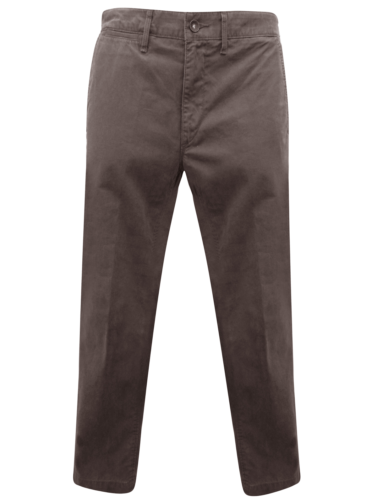 Marks and Spencer - - M&5 TOBACCO Pure Cotton Straight Leg Trousers ...