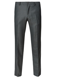 M&5 Mens GREY Supercrease Flat Front Trousers - Waist Size 32 to 42 (Length 29in-31in-33in) M&5 Mens GREY Supercrease Flat Front Trousers - Waist Size 32 to 42 (Length 29in-31in-33in)