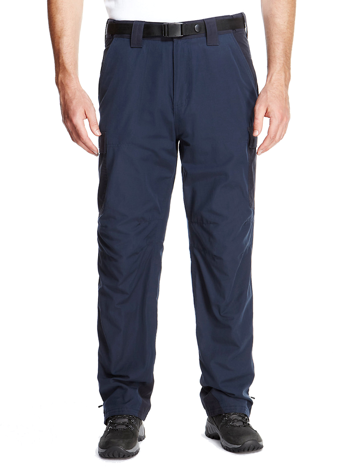 Marks and Spencer M&5 NAVY Water Resistant Active Waistband Belted