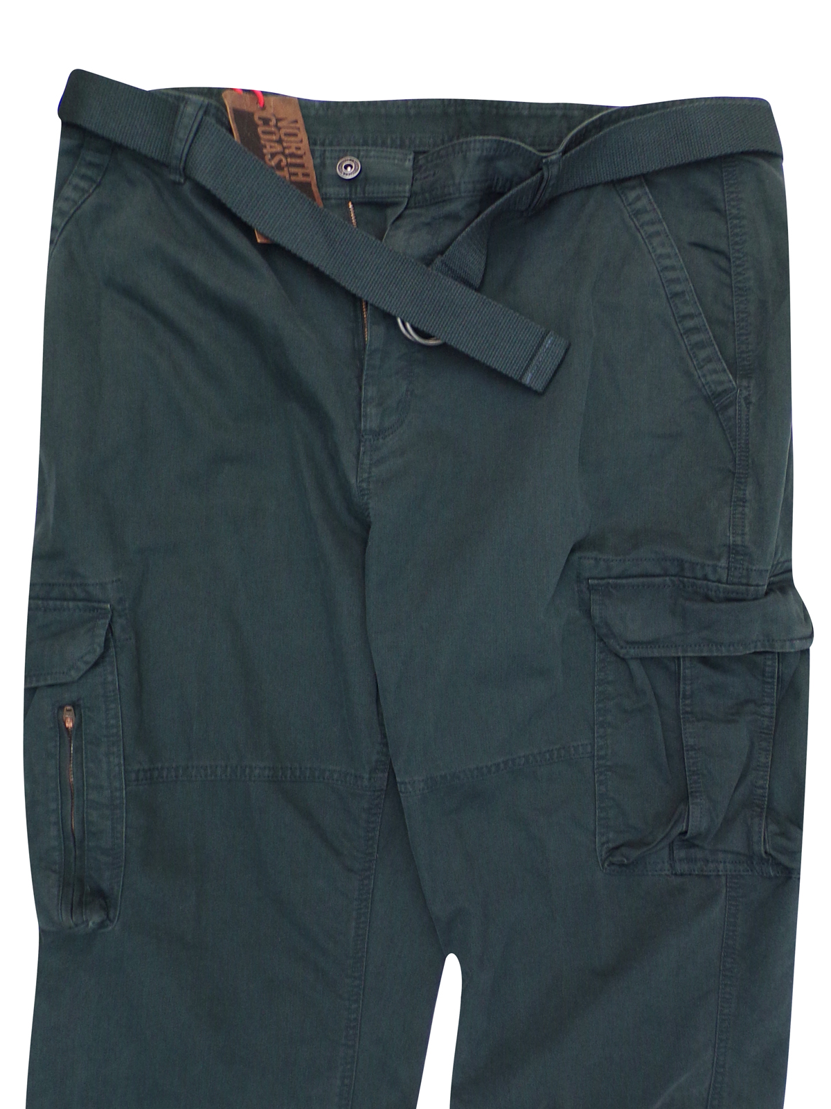 Marks and Spencer - - M&5 N0rth C0ast TEAL Pure Cotton Cargo Trousers ...