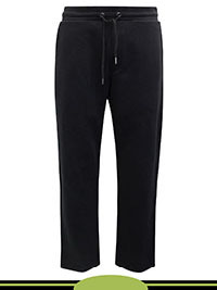 BLACK Mens Pure Cotton Straight Leg Joggers - Size S to 5XL