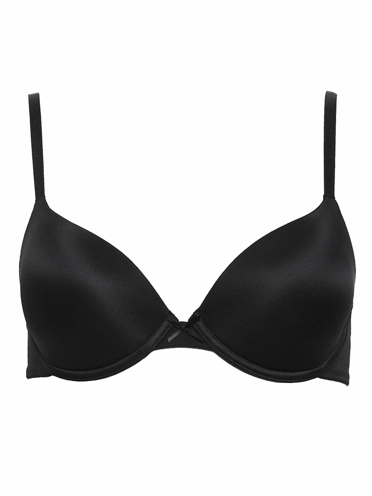 Marks and Spencer - - M&5 BLACK Underwired T-Shirt Balcony Bra - Size ...