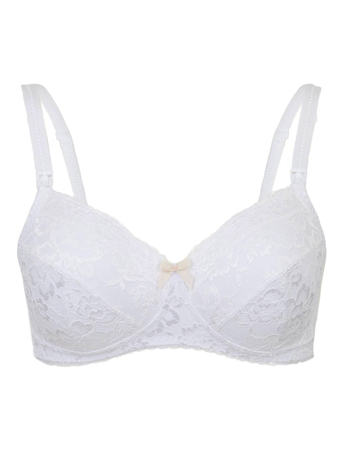 Marks and Spencer - - M&5 WHITE Lace Full Cup Maternity Bra - Size 34 ...