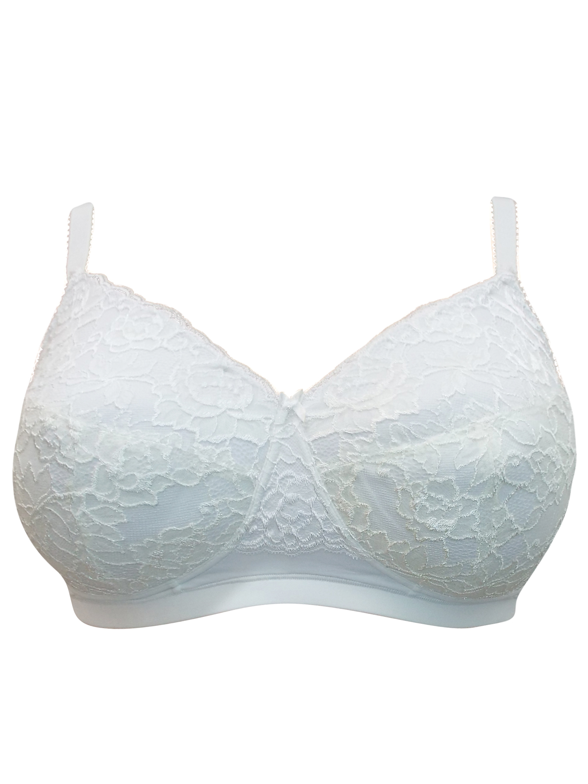 Marks And Spencer Mand5 White Post Surgery Lace Total Support Non Wired Full Cup Bra Size 38