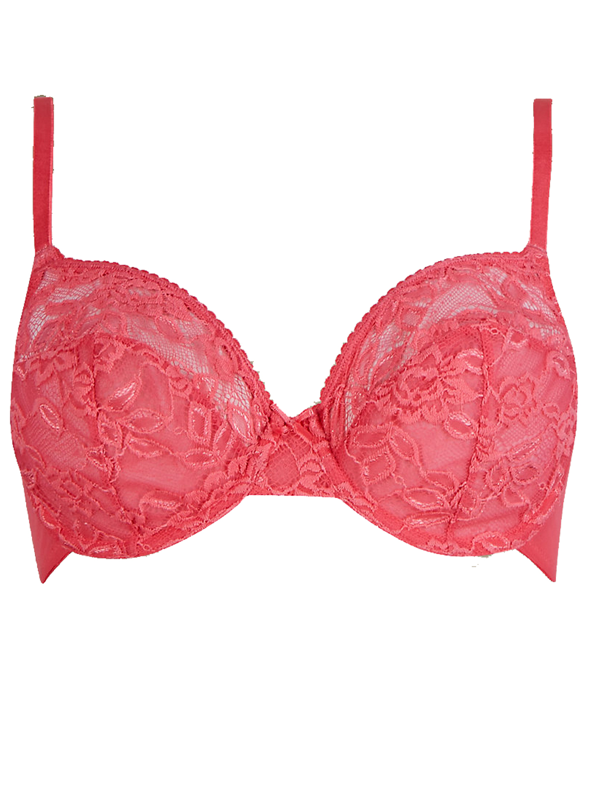 Marks And Spencer Mand5 Pink All Over Lace Underwired Full Cup Bras Size 32 To 42 B C D Dd 