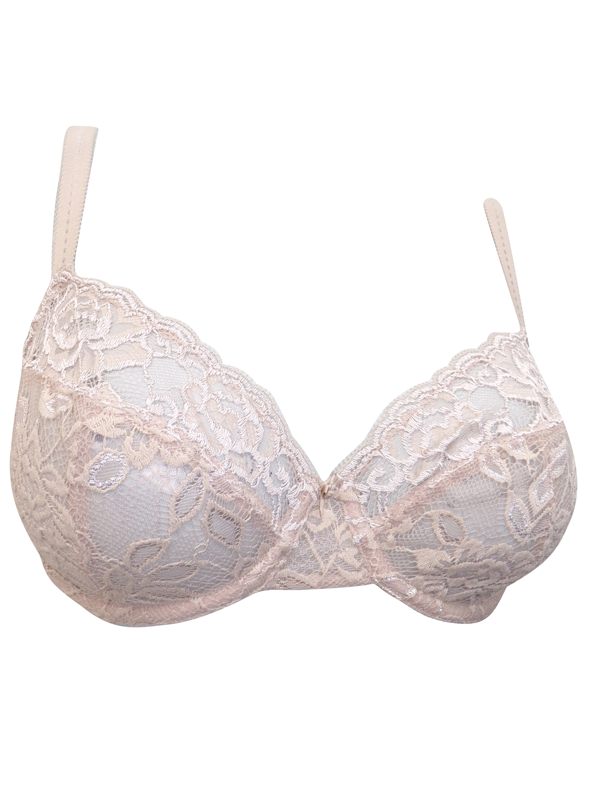 Marks and Spencer - - M&5 NUDE Isabella All Over Lace Underwired Full ...