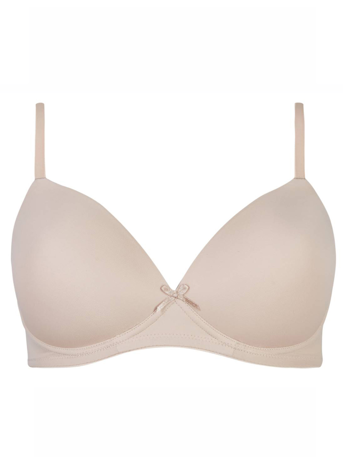 Marks and Spencer - - M&5 ALMOND Non-Wired Full Cup T-Shirt Bra - Size ...