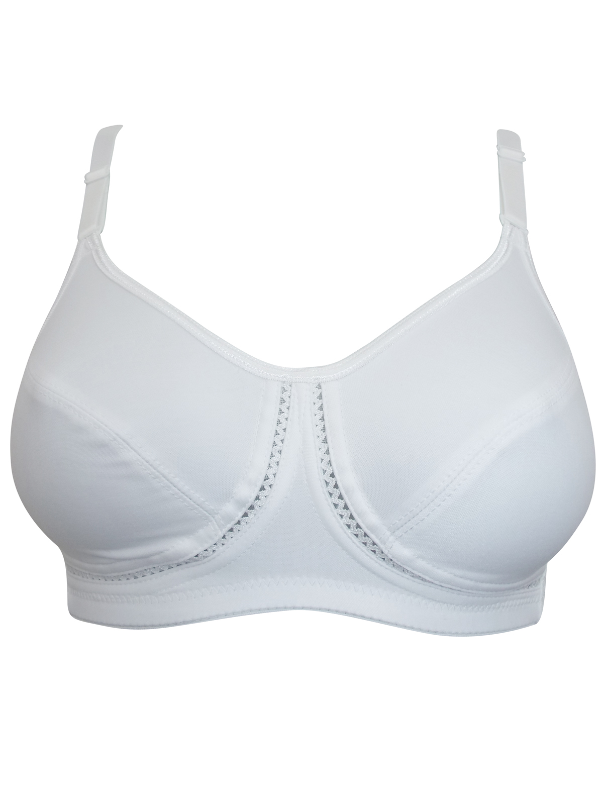Marks and Spencer - - M&5 WHITE Total Support Non-Wired Full Cup Bra ...