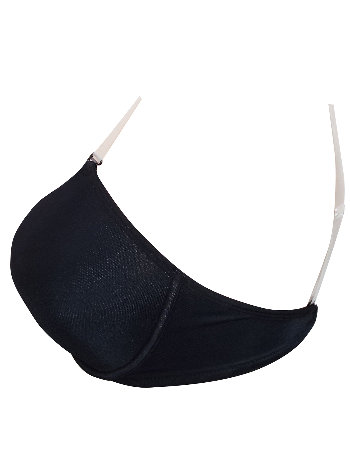 Marks and Spencer M&5 BLACK Sheer Strap Padded Push Up Multiway Bra