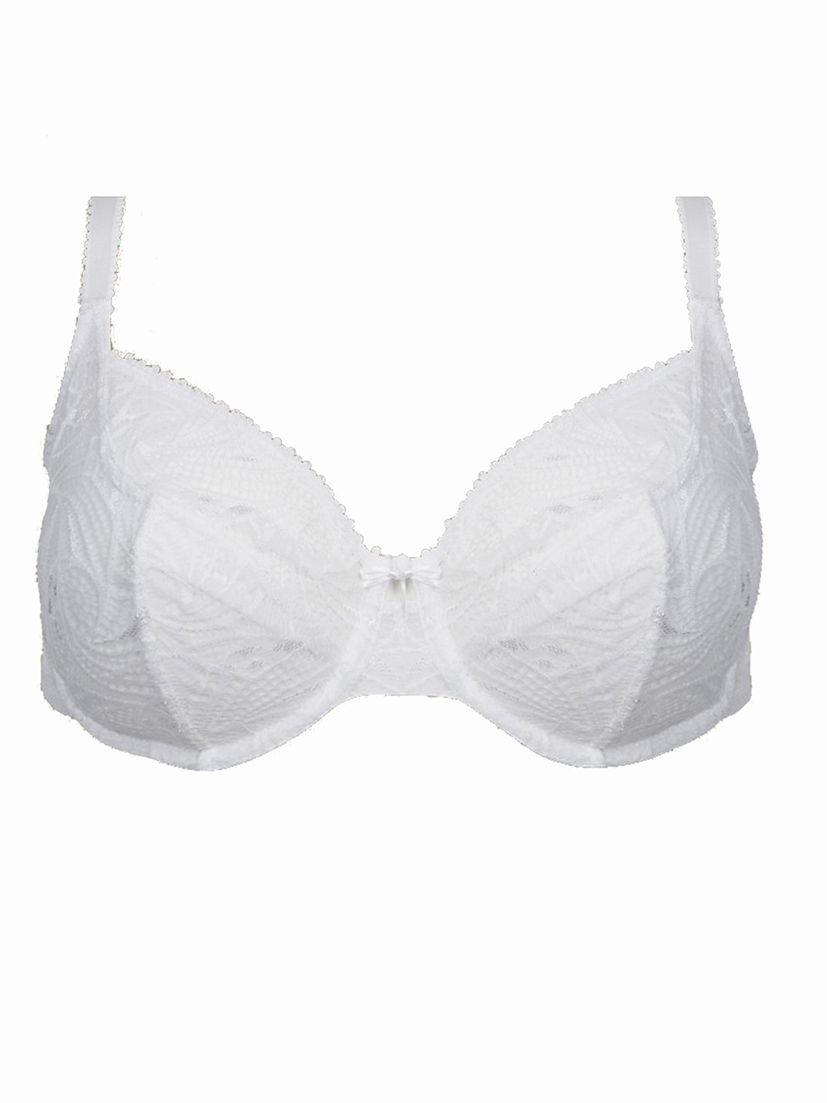 Marks And Spencer M White Floral Lace Non Padded Full Cup Bra Size Dd Cup