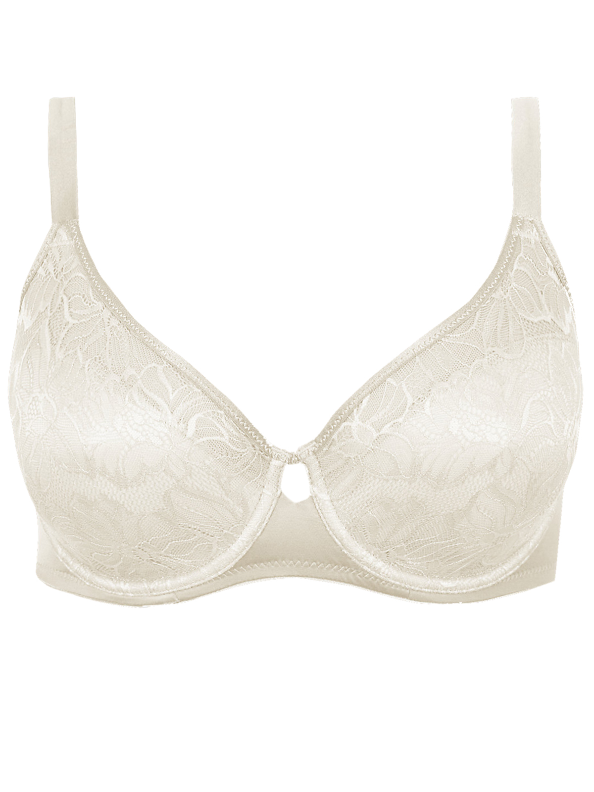 Marks and Spencer - - M&5 ALMOND Youthful Lift Lace Non-Padded Full Cup ...