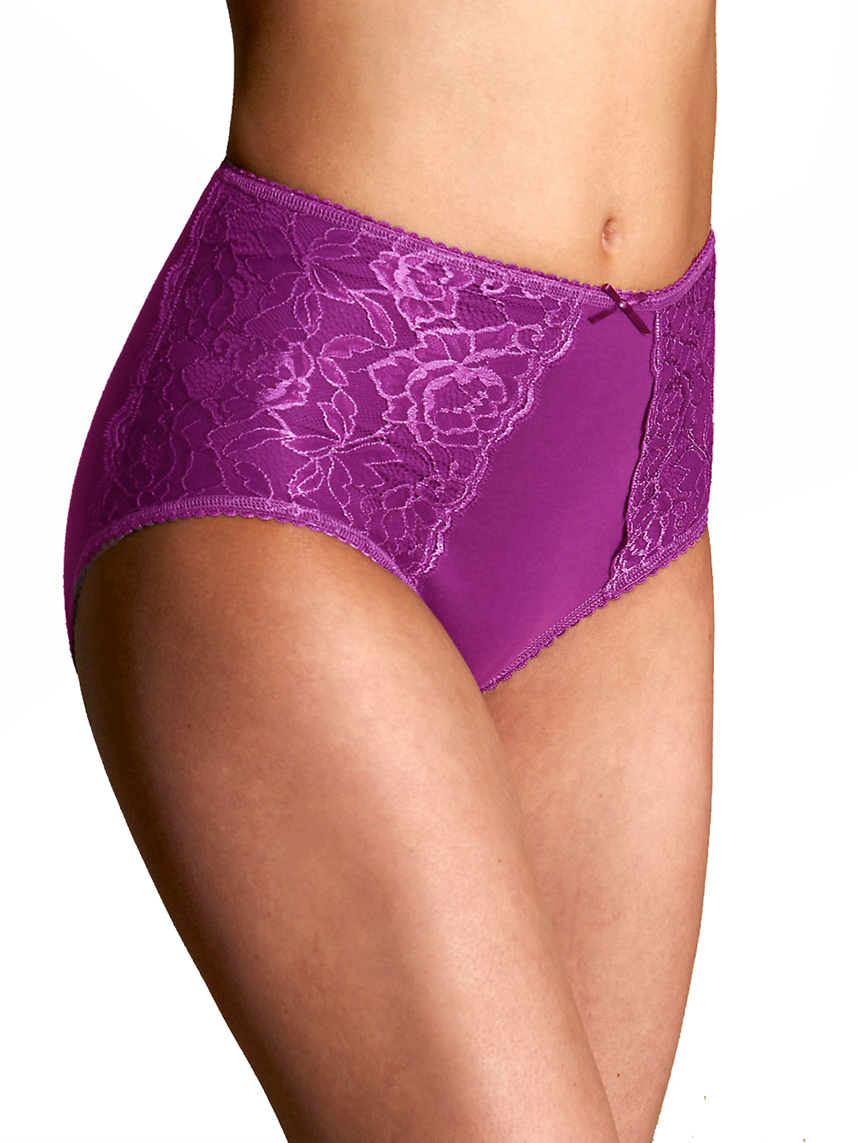 Marks and Spencer M&5 MAGENTA Sleek Firm Control Full Briefs Size