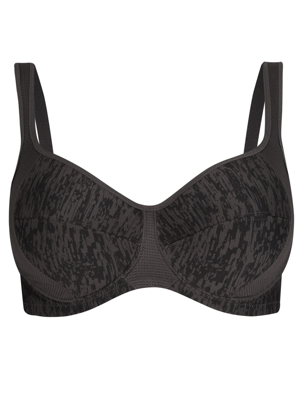 Marks and Spencer - - M&5 BLACK High Impact Non-Padded Sports Bra ...