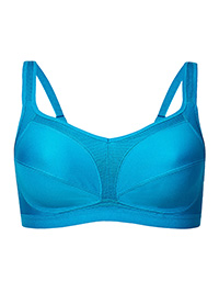 M&5 BLUE High Impact Non-Wired Sports Bra - Size 32 to 40 (B-C-D-DD-E) M&5 BLUE High Impact Non-Wired Sports Bra - Size 32 to 40 (B-C-D-DD-E)