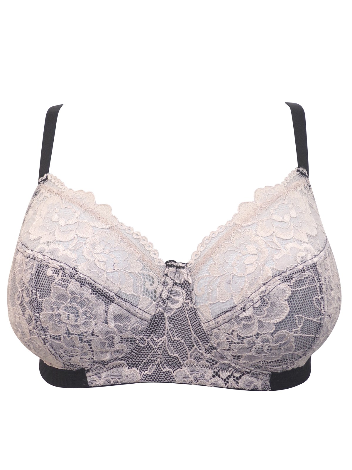 Marks and Spencer - - M&5 BLACK-NUDE Contrast Isabella Lace Non-Wired ...