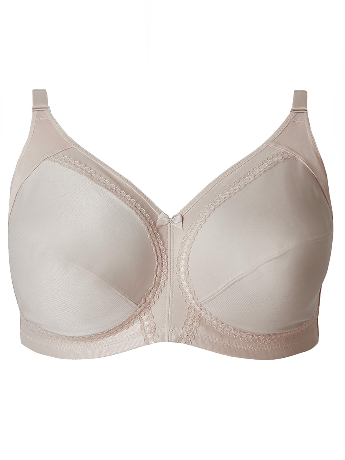 Marks And Spencer Mand5 Almond Total Support Non Wired Full Cup Bra Size 36 To 42 C D E 6798