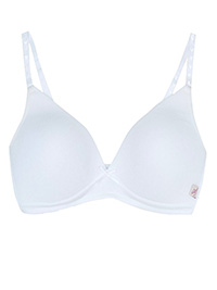 M&5 Angel WHITE Moulded Non-Wired First Bra - Size 30 to 36 (AA-A-C)