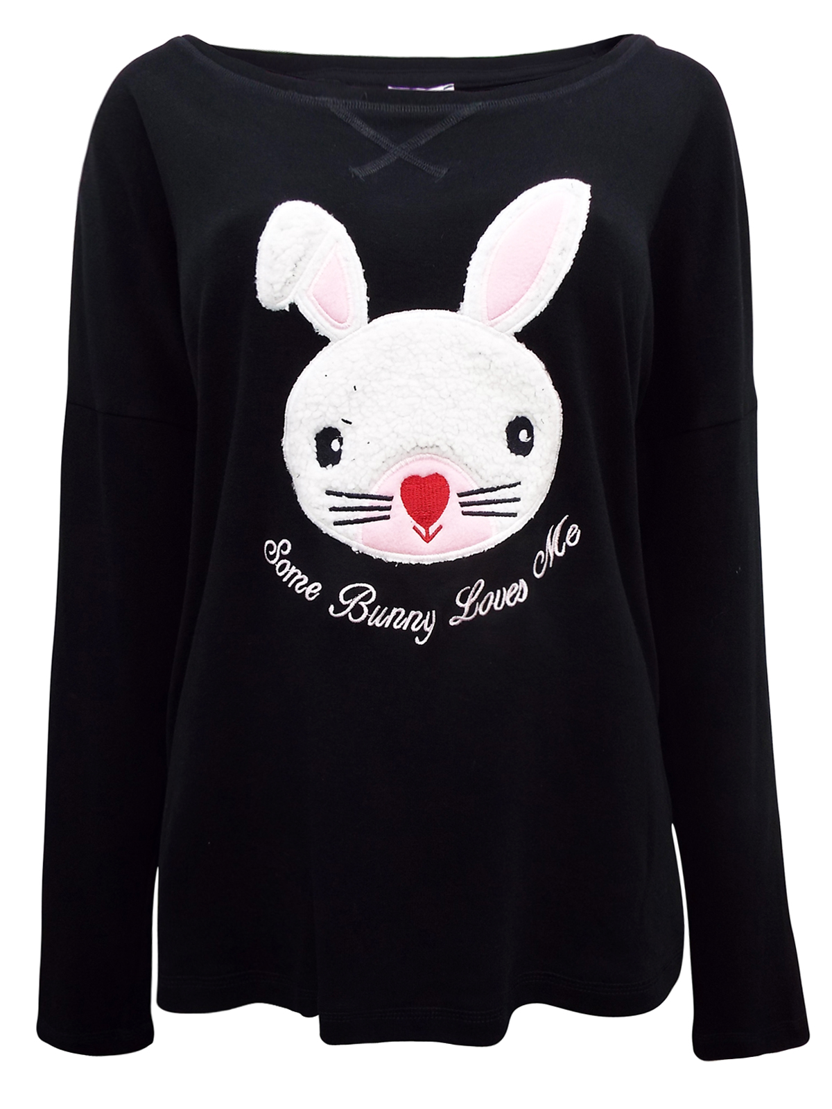 Marks and Spencer - - M&5 BLACK Bunny Appliqué 'Some Bunny Loves Me ...