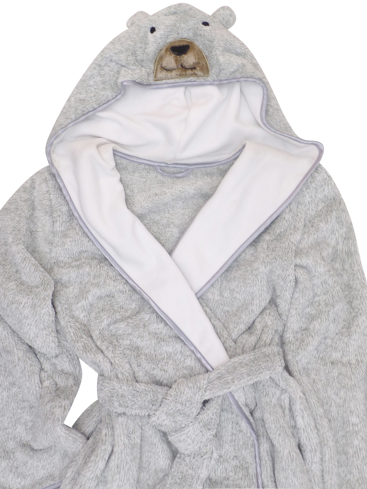 Marks and Spencer M&5 GREY Tatty Teddy Hooded Fleece Wrap Dressing