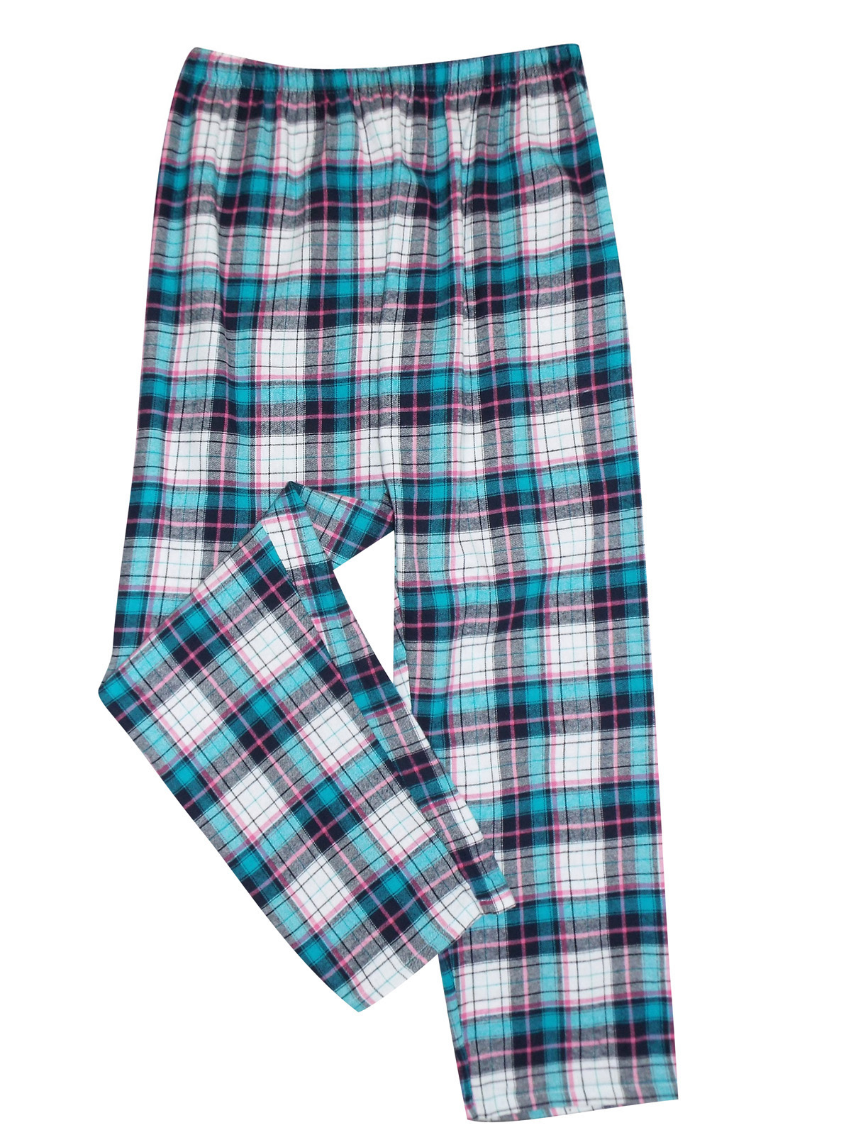 Marks and Spencer - - M&5 BLUE Pure Cotton Checked Long Sleeve Pyjama ...
