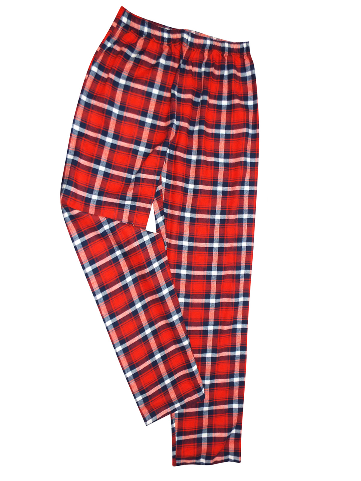 Marks And Spencer Mand5 Red Pure Cotton Checked Long Sleeve Pyjama Set Size 8 To 18