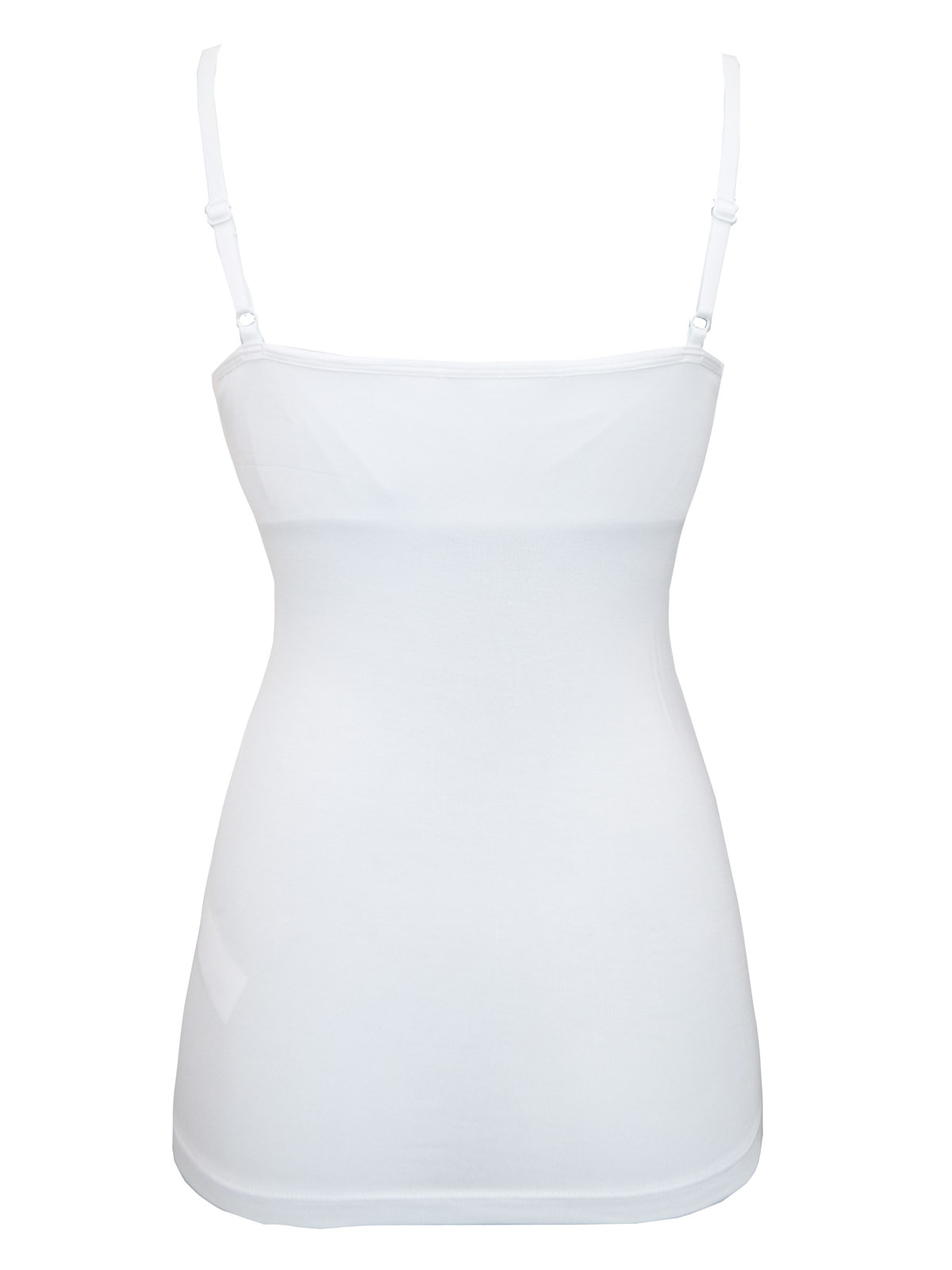 Marks and Spencer M&5 WHITE Modal Blend Lace Trim Secret Support Vest Size 10 to 18 (D to